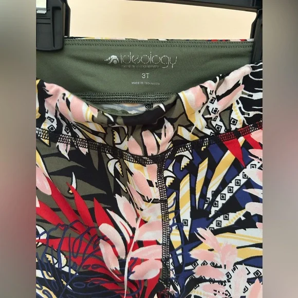 Ideology Girls 3T Tropical Print Leggings – Bold & Fun Activewear - Picture 5 of 5